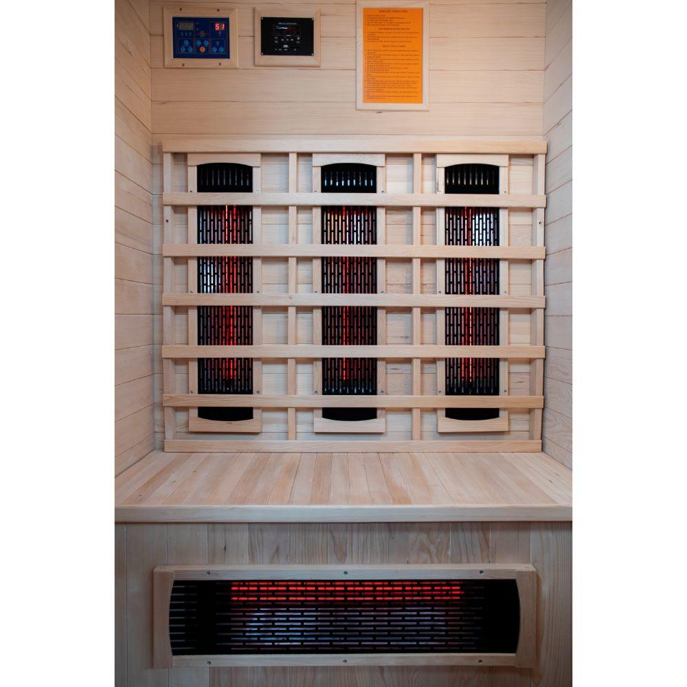 SunRay Saunas Burlington 2-Person Outdoor Infrared Sauna