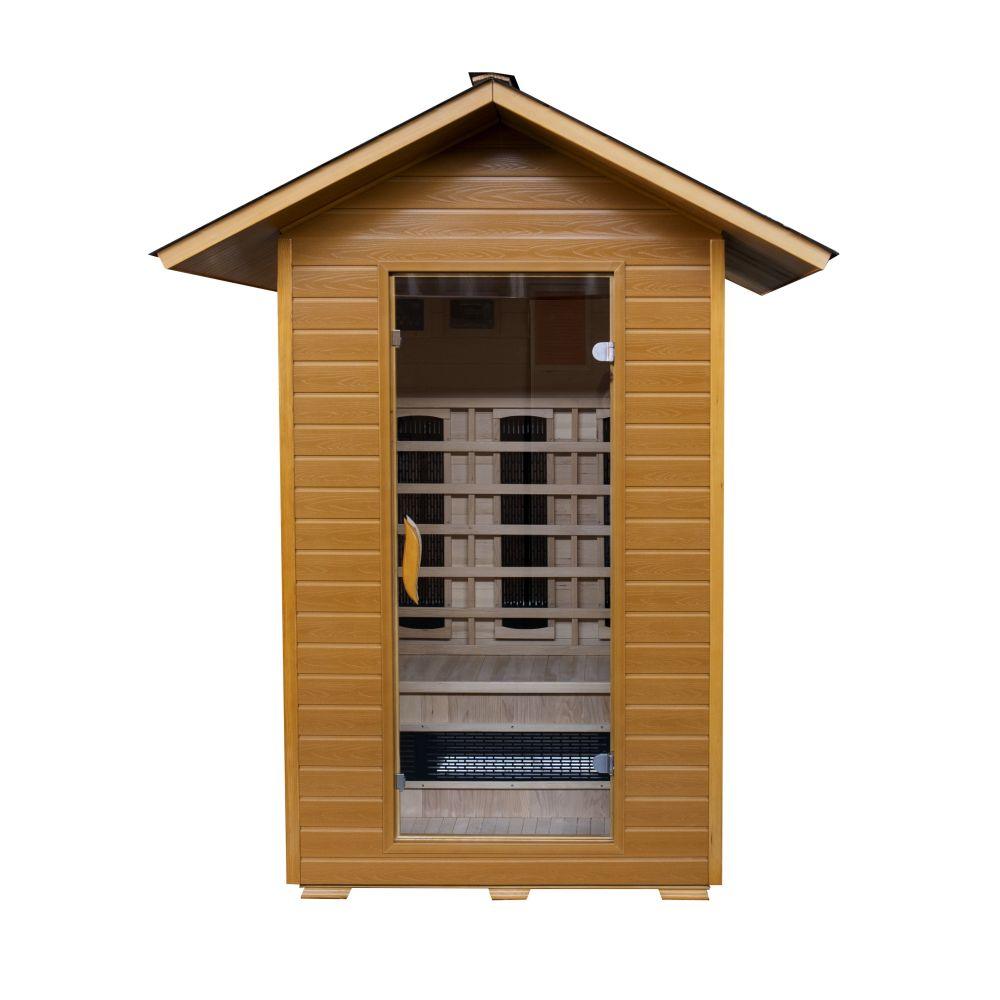 SunRay Saunas Burlington 2-Person Outdoor Infrared Sauna