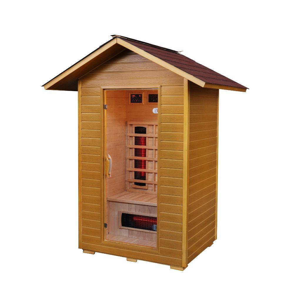 SunRay Saunas Burlington 2-Person Outdoor Infrared Sauna