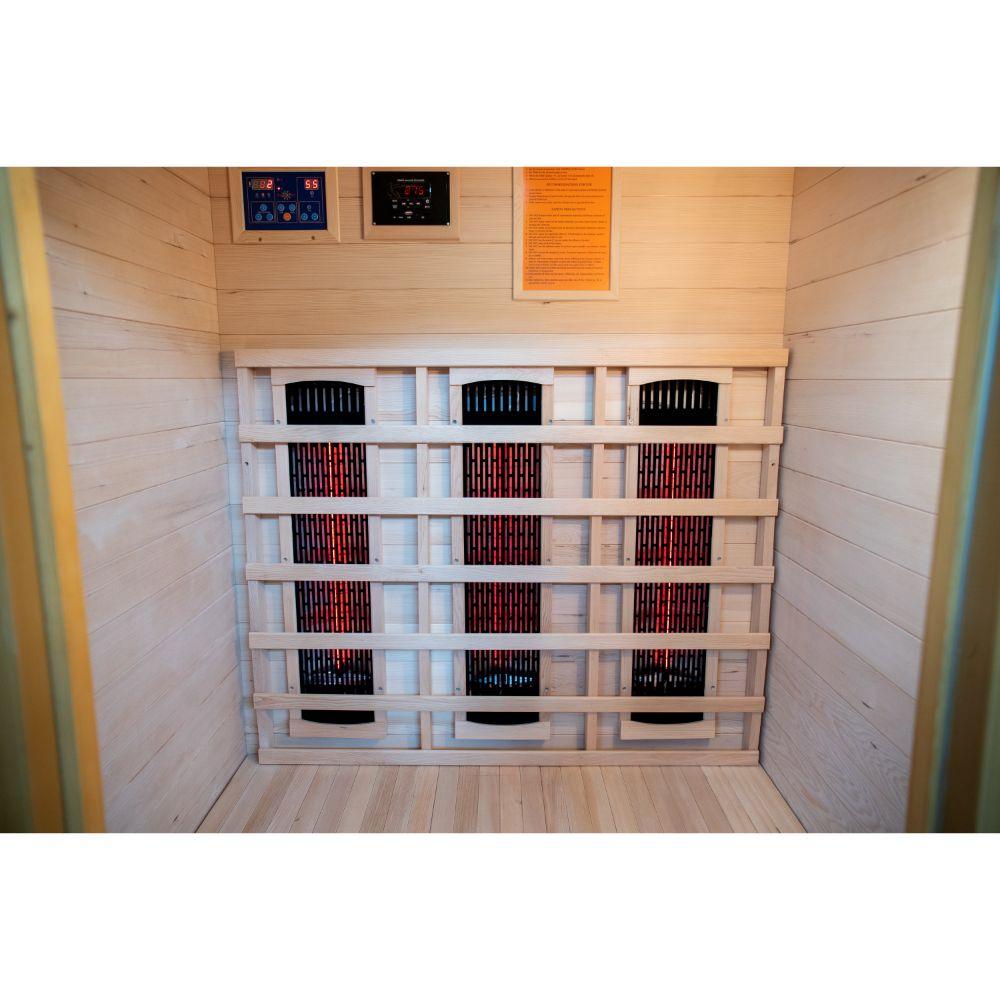 SunRay Saunas Burlington 2-Person Outdoor Infrared Sauna