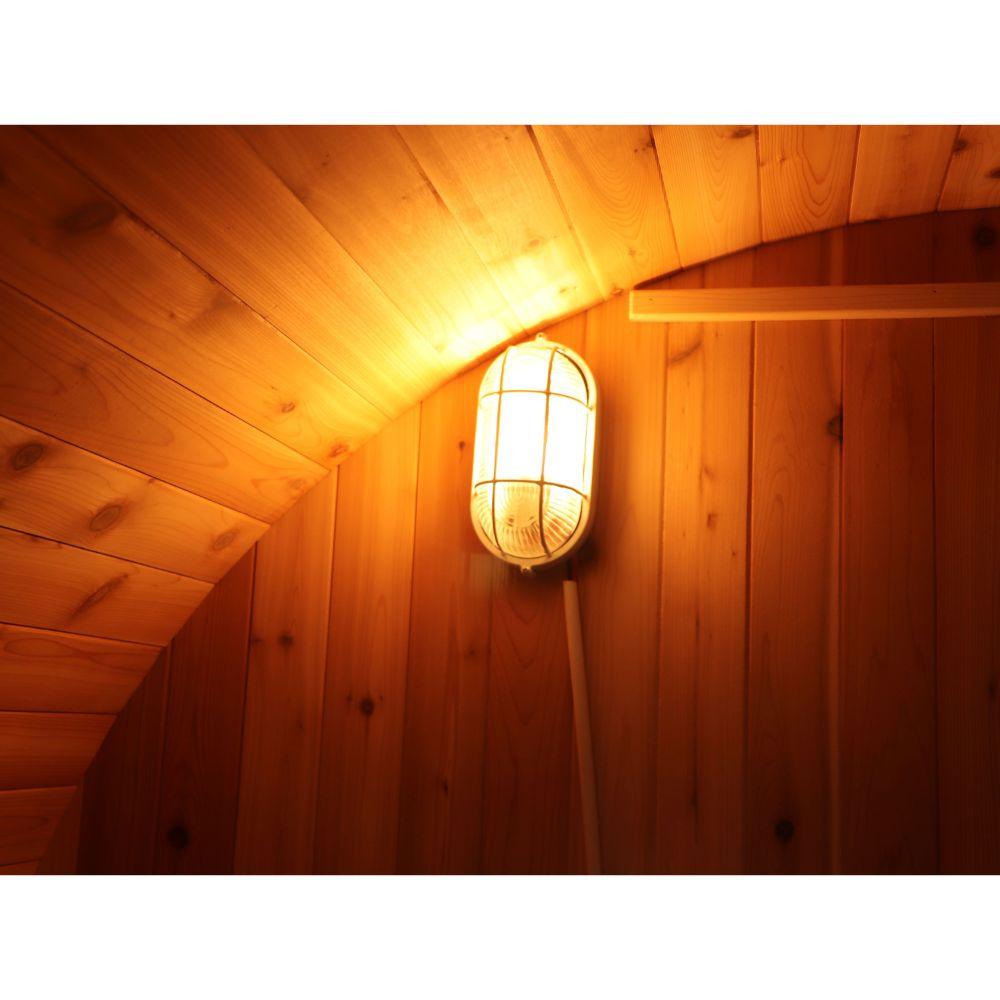 SunRay Saunas Aurora 2-4 Person Barrel Sauna