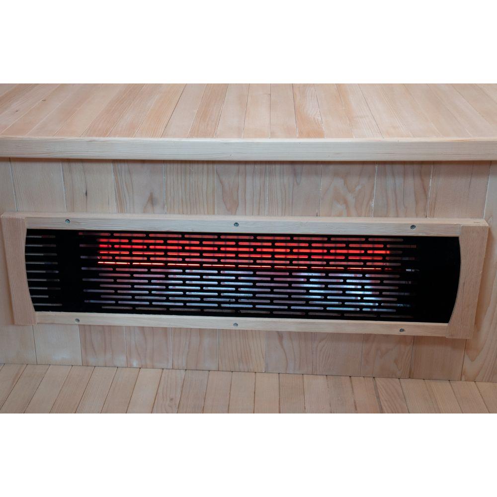 SunRay Saunas Burlington 2-Person Outdoor Infrared Sauna