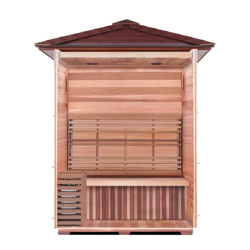 SunRay Saunas Freeport 3-Person Outdoor Traditional Sauna