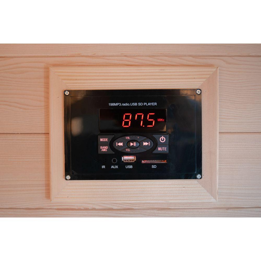 SunRay Saunas Burlington 2-Person Outdoor Infrared Sauna