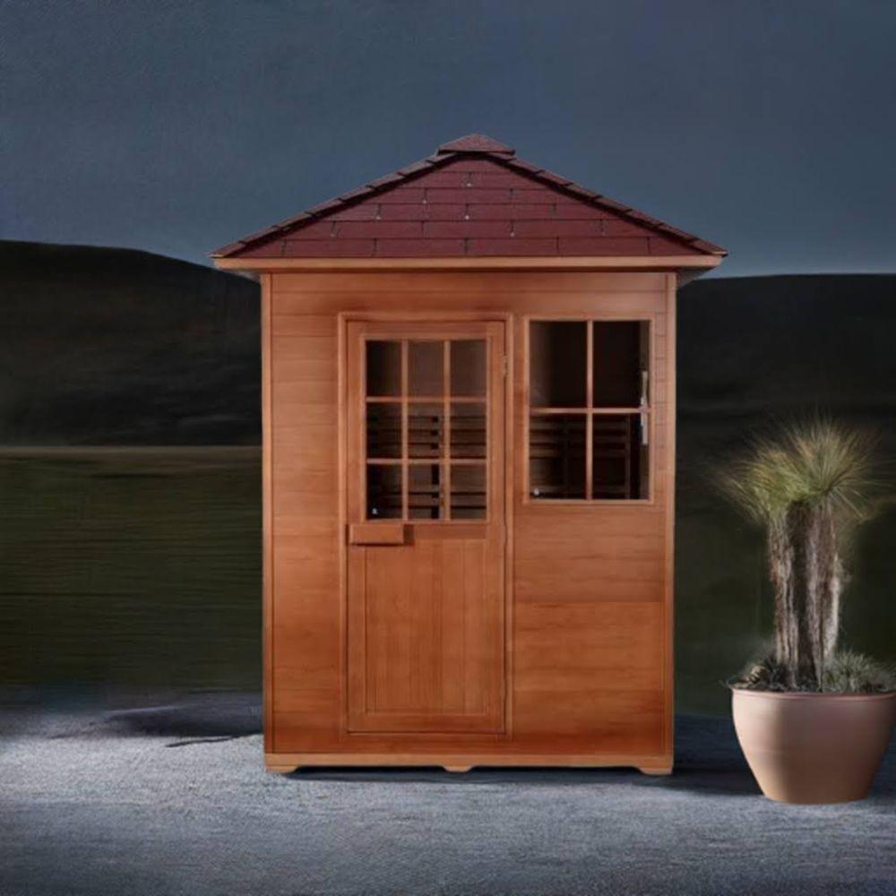 SunRay Saunas Freeport 3-Person Outdoor Traditional Sauna