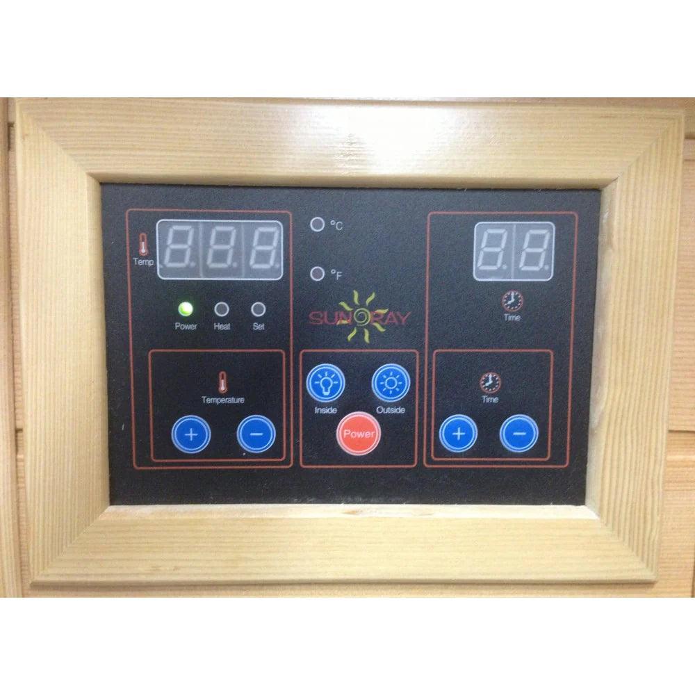 SunRay Saunas Sierra 2-Person Indoor Infrared Sauna