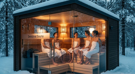 seasonal sauna winter