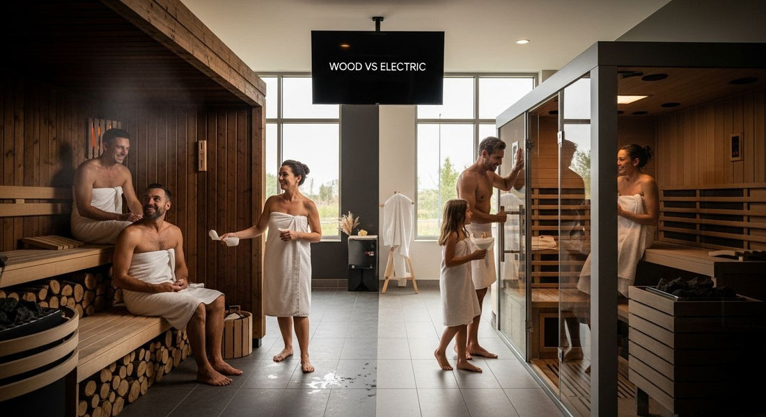 wood electric sauna comparison