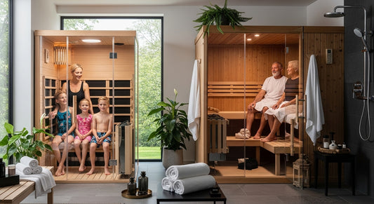 home saunas, family relaxation, wellness
