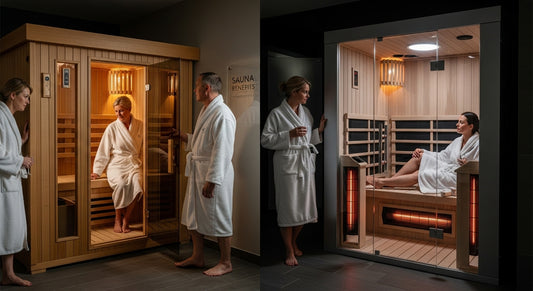 traditional vs infrared sauna