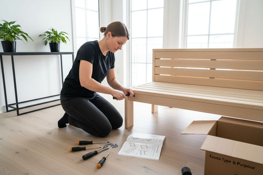 sauna setup process