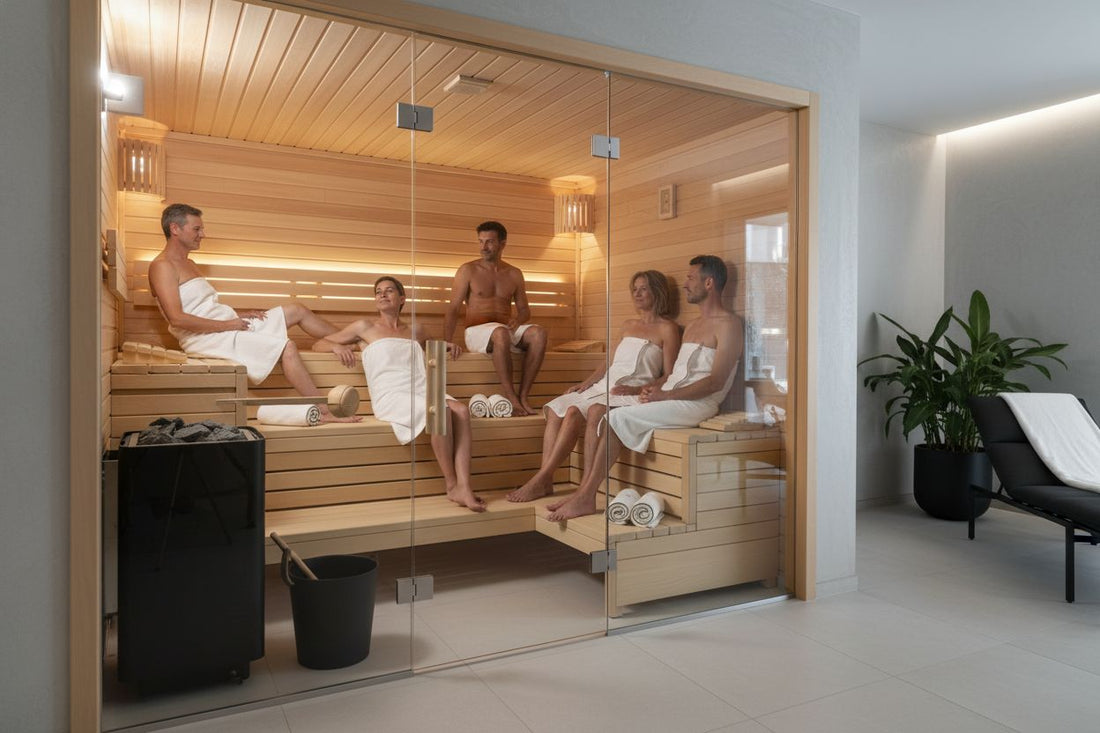 modern Finnish sauna