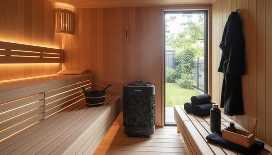 luxury home sauna interior