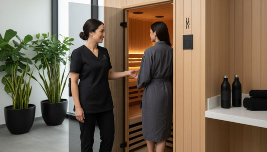 professional sauna preparation