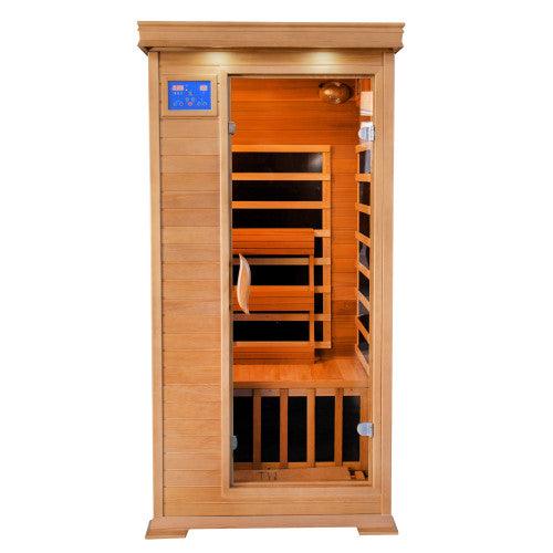 SunRay Saunas Sedona 1-Person Indoor Infrared Sauna