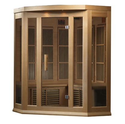 Maxxus 3-Person Corner Low EMF FAR Infrared Sauna