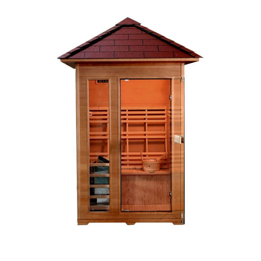 SunRay Saunas Bristow 2-Person Outdoor Traditional Sauna