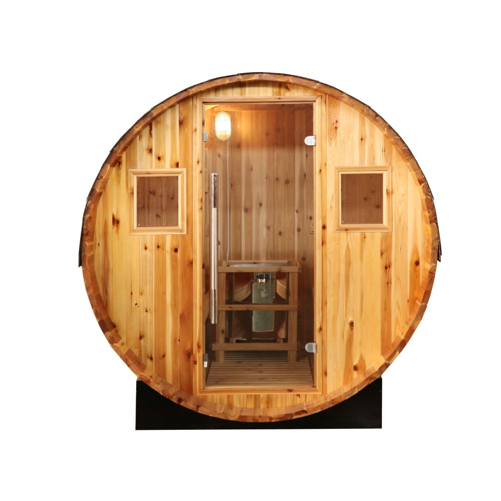 SunRay Saunas Solace 2-Person Barrel Sauna