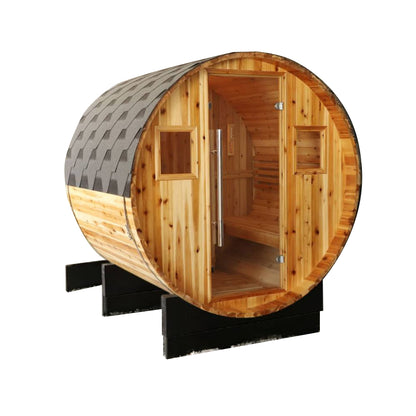 SunRay Saunas Solace 2-Person Barrel Sauna