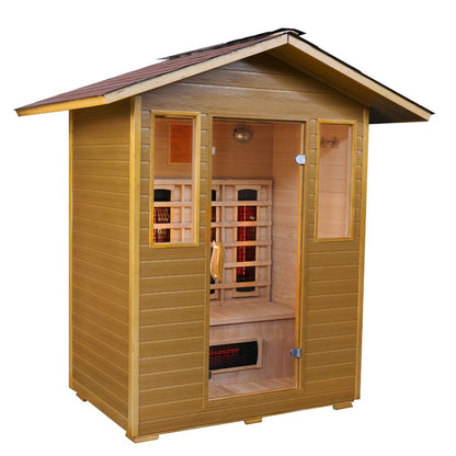 SunRay Saunas Grandby 3-Person Outdoor Sauna