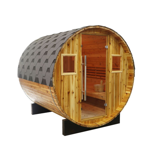 SunRay Saunas Galley 4 Person Barrel Sauna