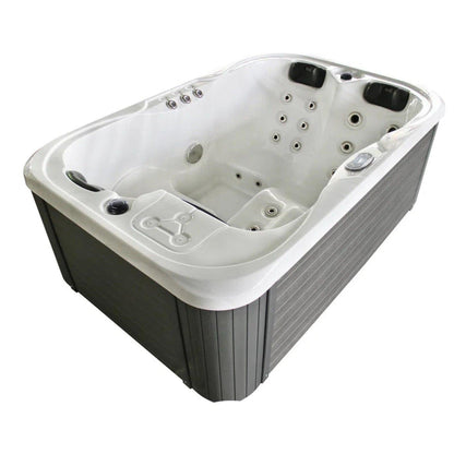 Brotherton 220 Volt 3 Person - Person 29 - Jet Acrylic Rectangle Hot Tub with Ozonator