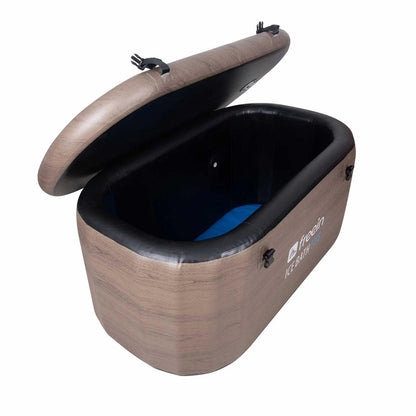 Ice Bath Cold Plunge Bath Inflatable Bath Tub for Sports Recovery Wood