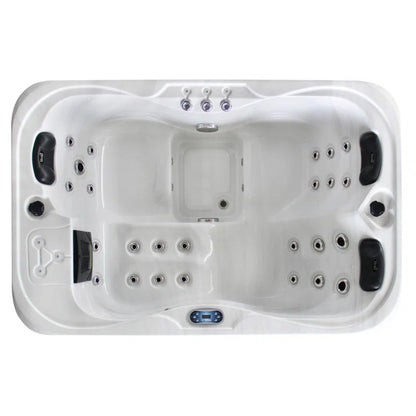 Brotherton 220 Volt 3 Person - Person 29 - Jet Acrylic Rectangle Hot Tub with Ozonator