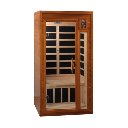 Dynamic Barcelona Elite 1-2-person Ultra Low EMF FAR Infrared Sauna Canadian Hemlock