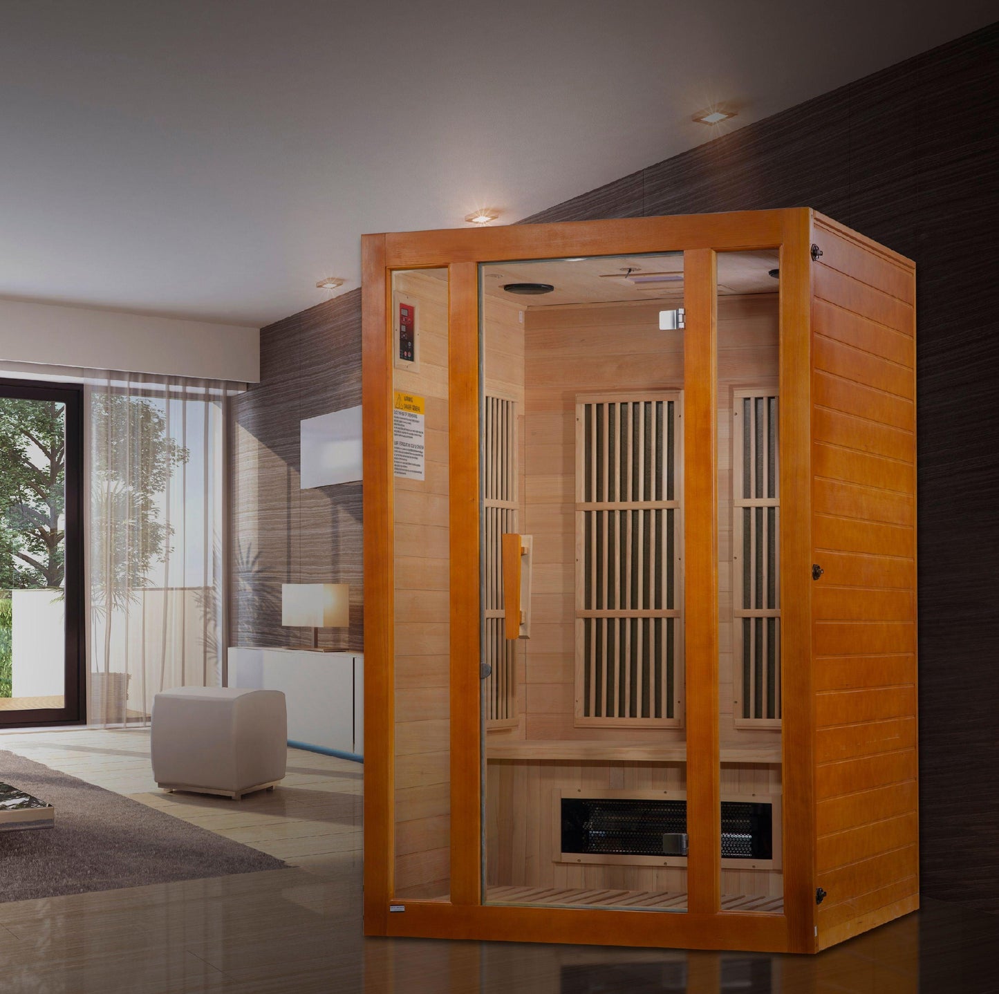 Maxxus 2-Person Low EMF FAR Infrared Sauna