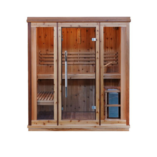 SunRay Saunas Hampton 3 Person Traditional Sauna