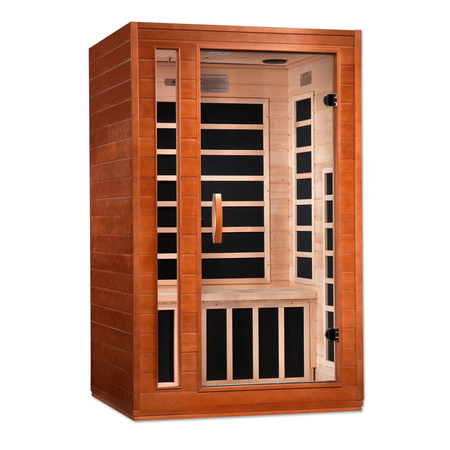 Dynamic Cordoba 2-person Low EMF FAR Infrared Sauna Canadian Hemlock