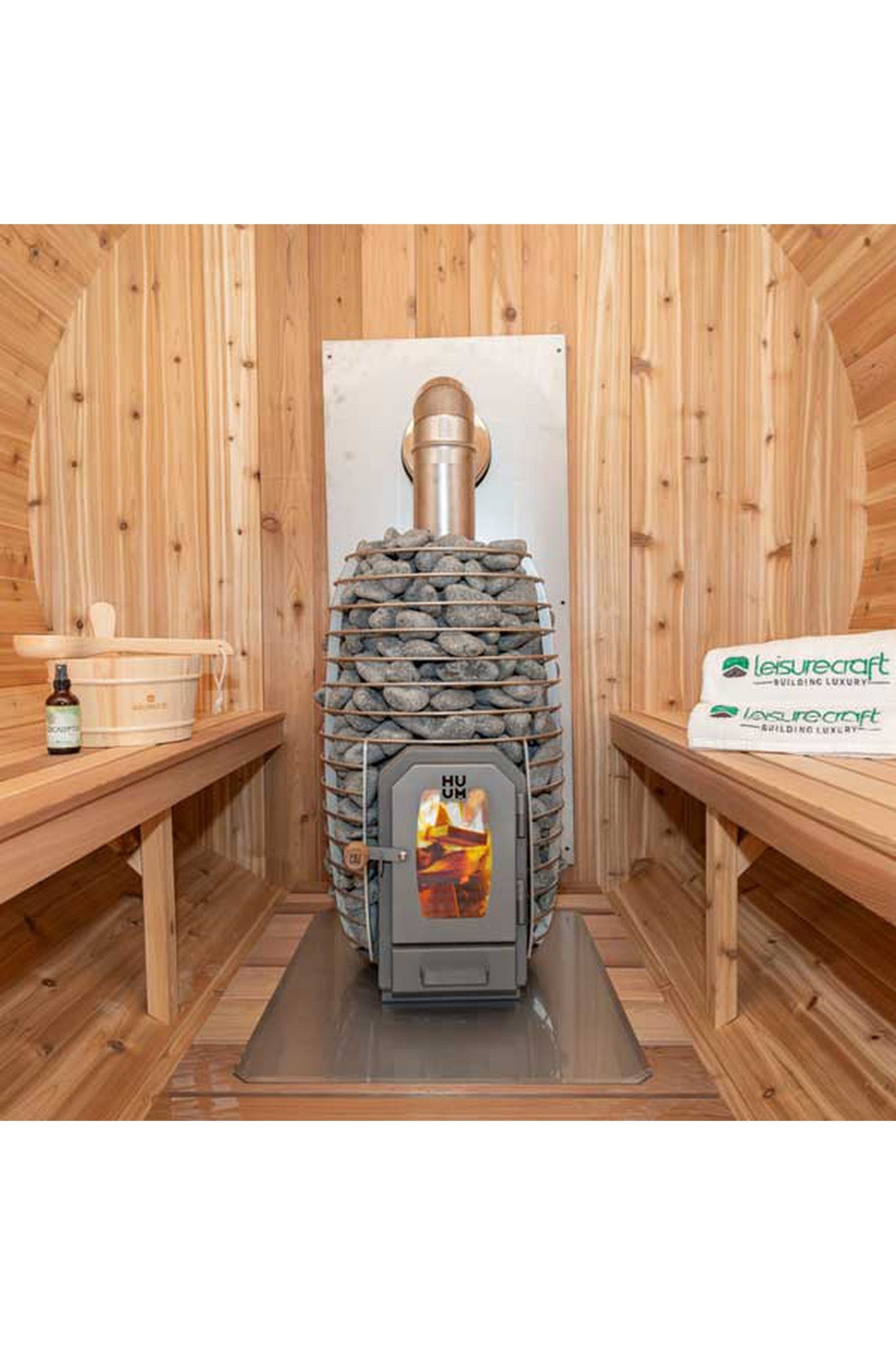 Huum Hive Wood Burning Sauna Heater With Rocks