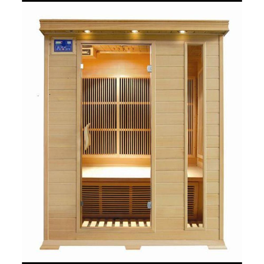 SunRay Saunas Aspen 3-Person Indoor Infrared Sauna - Best Life Sauna