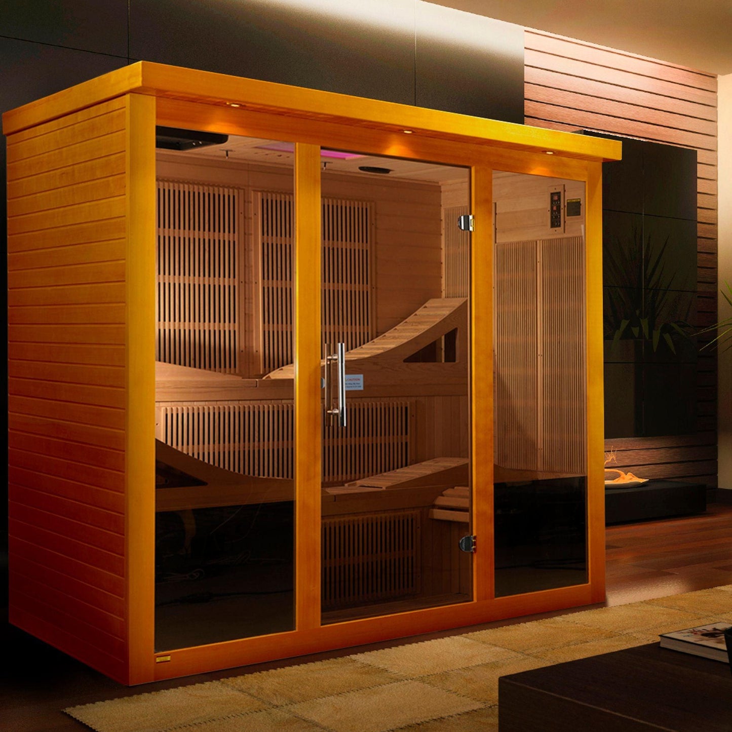 Dynamic Monaco 6-person Ultra Low EMF FAR Infrared Sauna