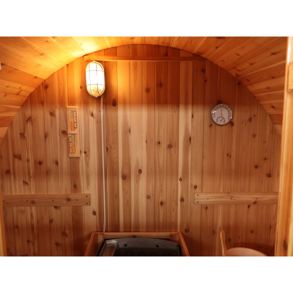 SunRay Saunas Solace 2-Person Barrel Sauna