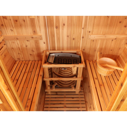 SunRay Saunas Solace 2-Person Barrel Sauna