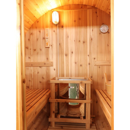 SunRay Saunas Solace 2-Person Barrel Sauna