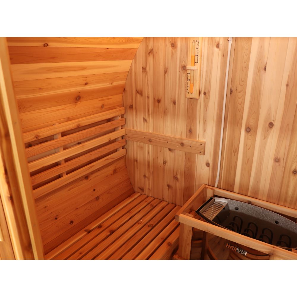 SunRay Saunas Solace 2-Person Barrel Sauna