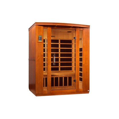 Dynamic Bellagio 3-person Low EMF FAR Infrared Sauna Canadian Hemlock