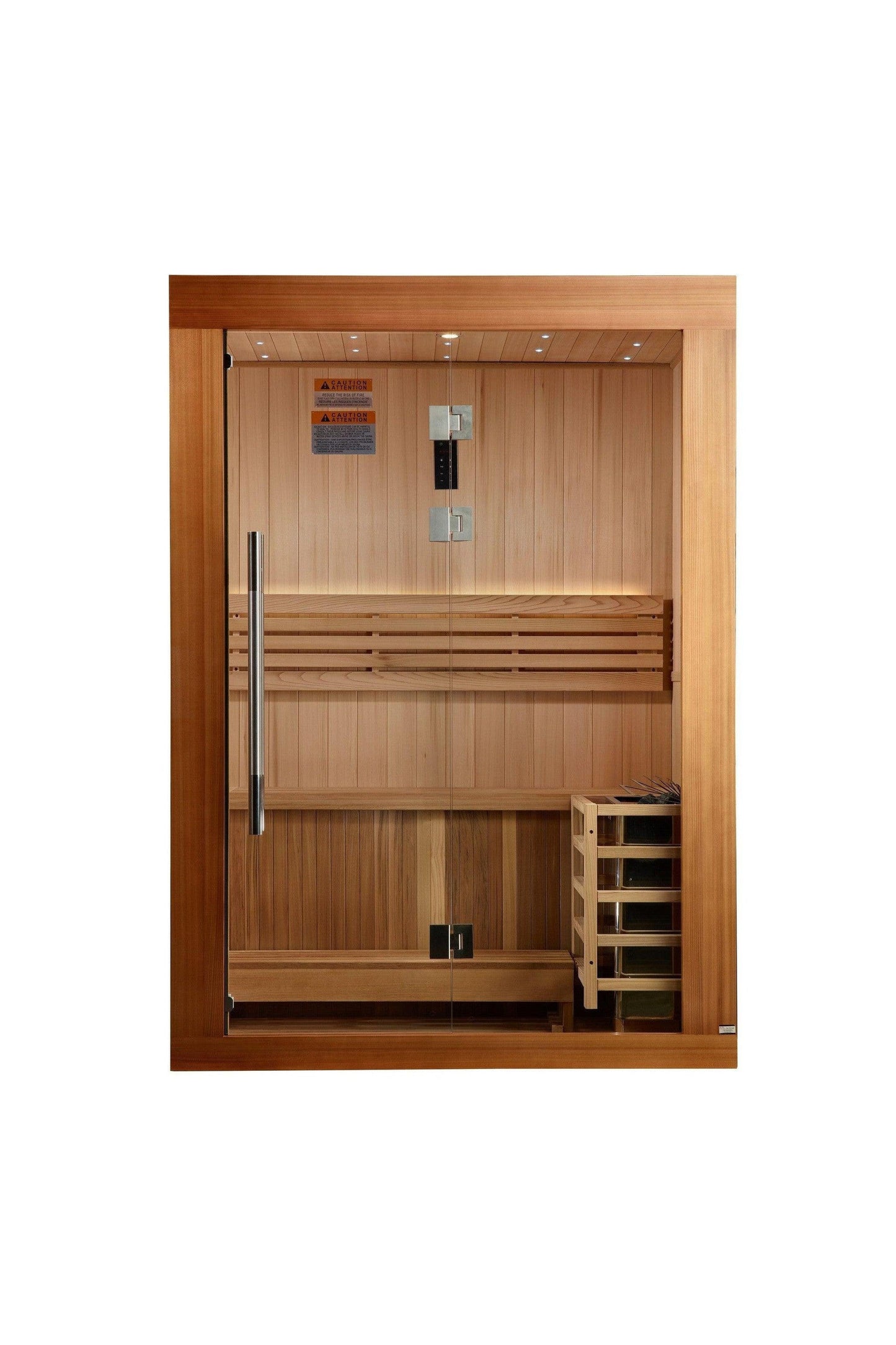 Golden Designs Sundsvall Edition 2 Person Traditional Sauna - Canadian Red Cedar