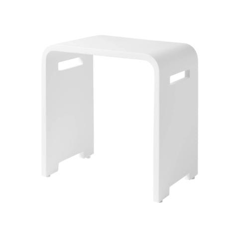 Mrsteam Solid Surface Shower Bench, Matte White