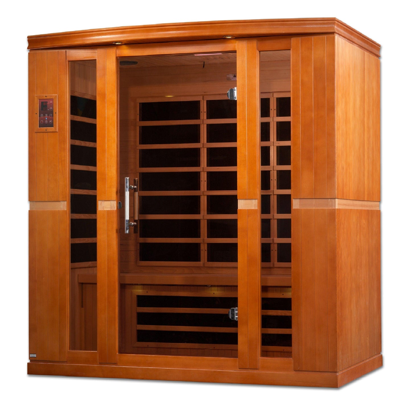 Dynamic Bergamo 4-person Low EMF FAR Infrared Sauna Canadian Hemlock