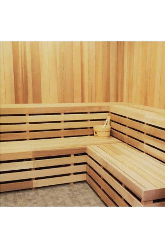 DIY PreCut Sauna Kit - 48" x 84" x 84" - Scandia Electric Ultra