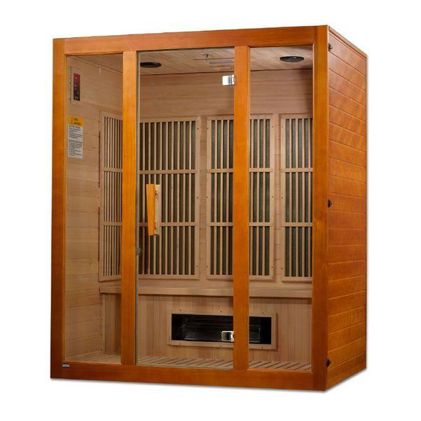 Maxxus 3-Person Corner Low EMF FAR Infrared Sauna