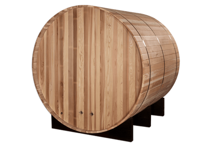 Golden Designs "Arosa" 4 Person Barrel Traditional Sauna - Pacific Cedar