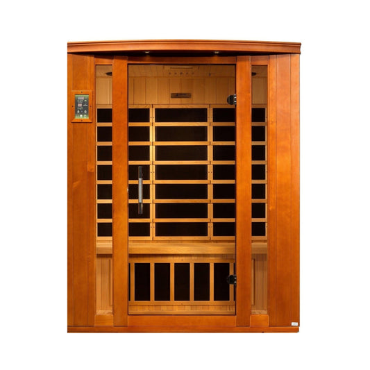 Dynamic Bellagio 3-person Low EMF FAR Infrared Sauna Canadian Hemlock