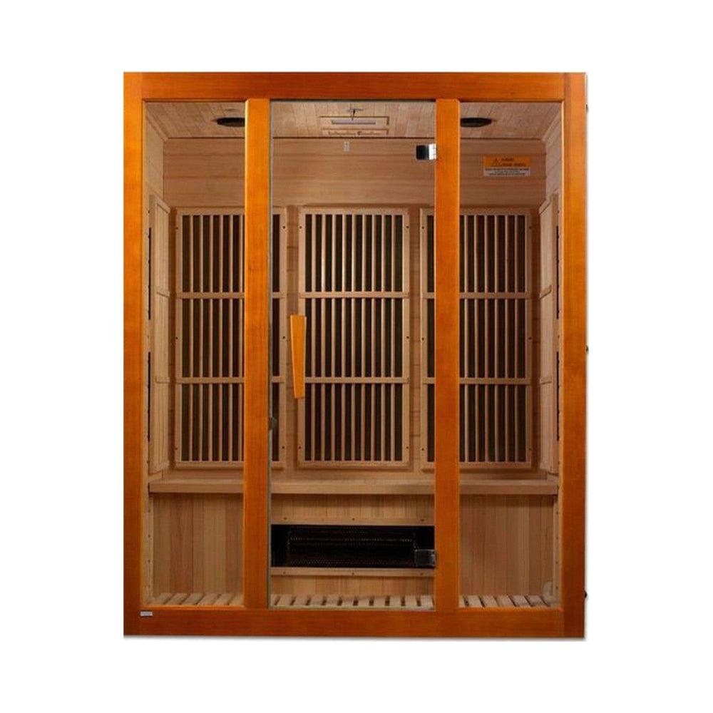 Maxxus 3-Person Corner Low EMF FAR Infrared Sauna