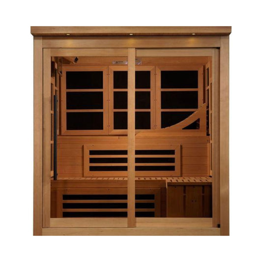 Golden Designs Catalonia 8-person PureTech Near Zero EMF FAR Infrared Sauna