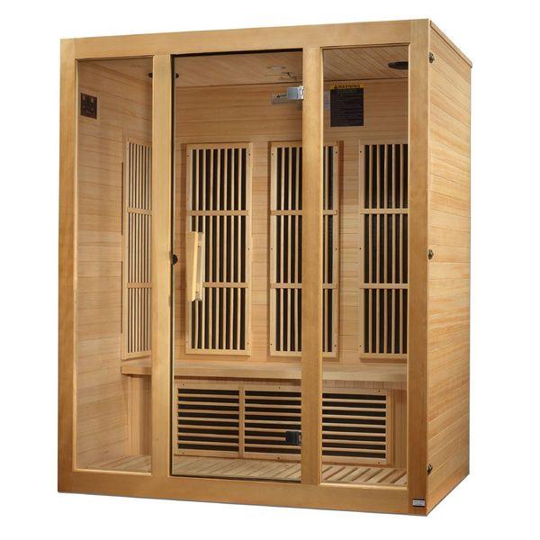 Maxxus Bellevue 3-Person Low EMF FAR Infrared Sauna MX-J306-01